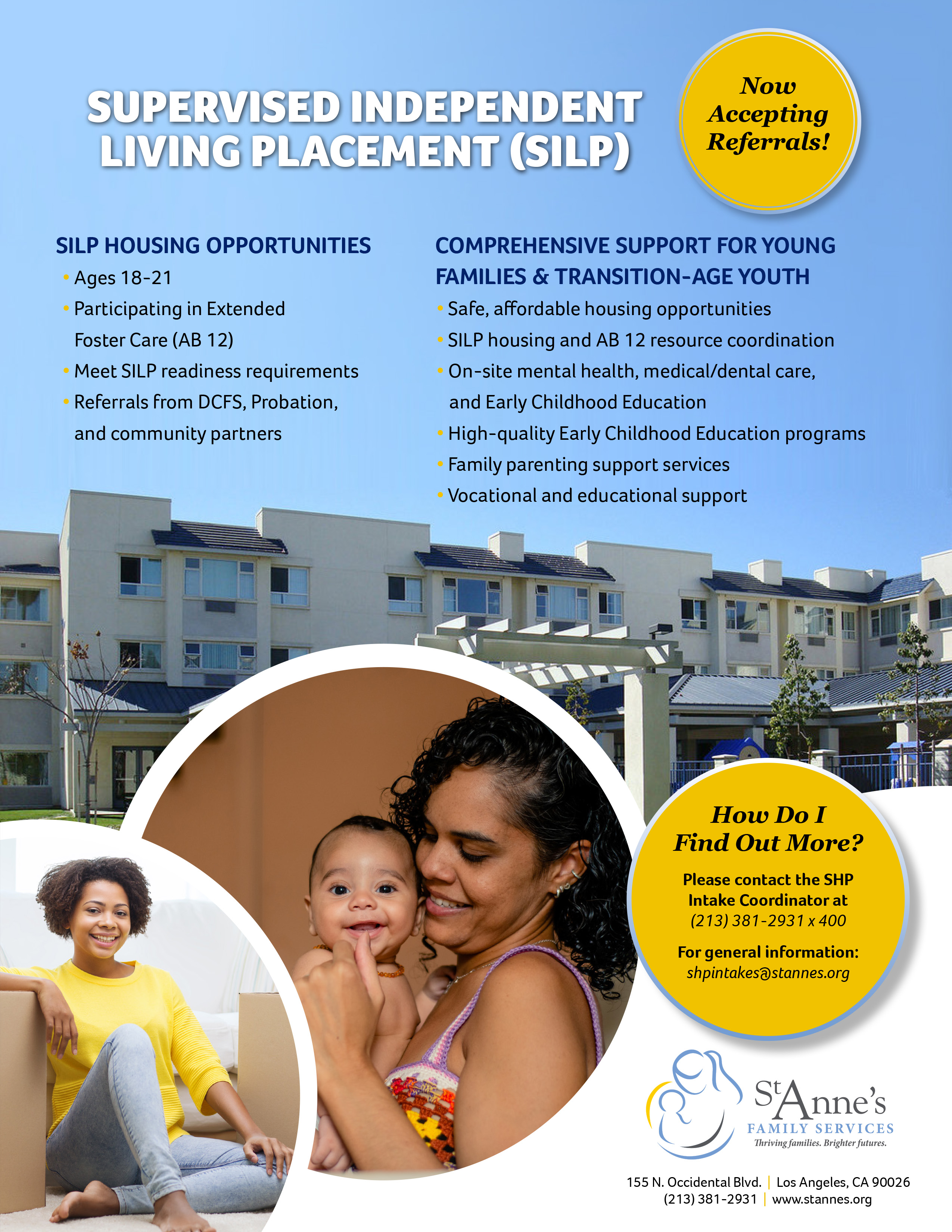 St. Annes Family Services: Supervised Independent Living Placement